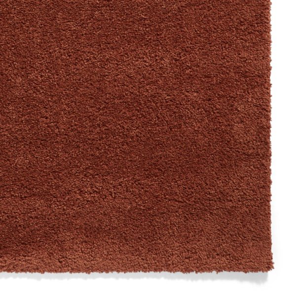 Sierra 9000 Terracotta Shaggy Rug - Image 4