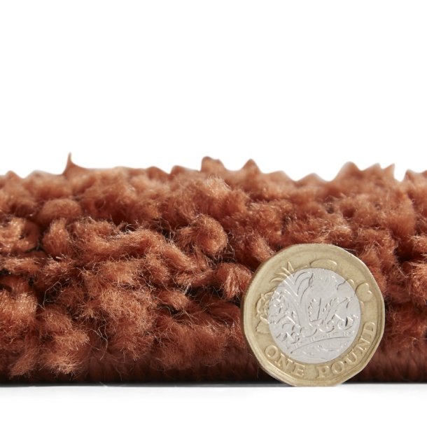Sierra 9000 Terracotta Shaggy Rug - Image 7