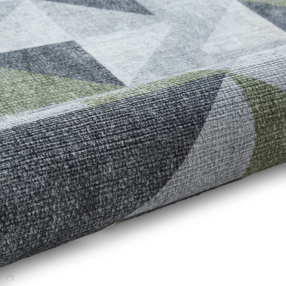 Washable Coral H1057 Green/Grey Rug - Image 6