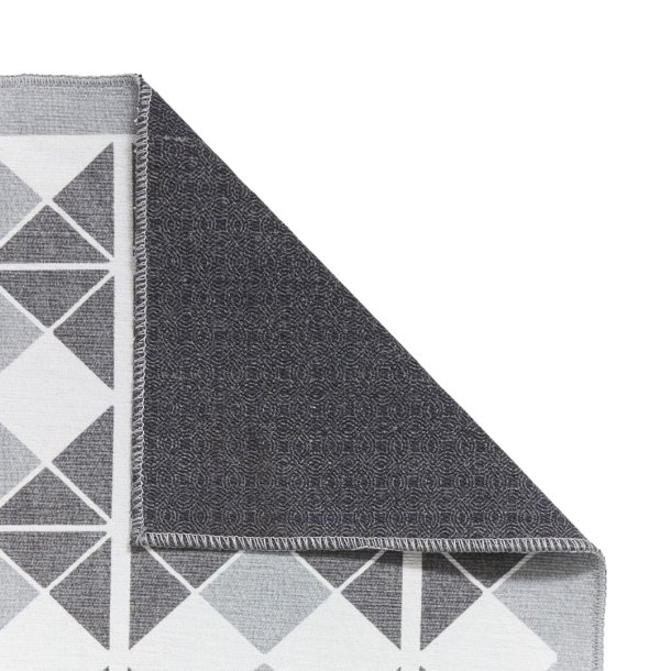 Victoria H1184 Grey/Dark Grey Rug - Image 2