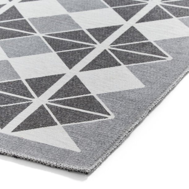 Victoria H1184 Grey/Dark Grey Rug - Image 5