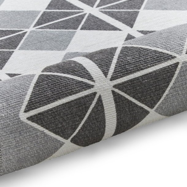 Victoria H1184 Grey/Dark Grey Rug - Image 6