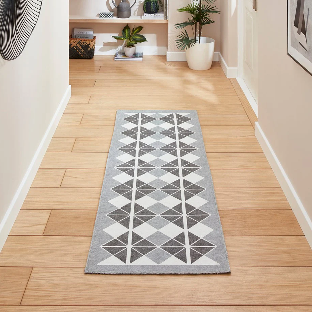 Victoria H1184 Grey/Dark Grey Rug