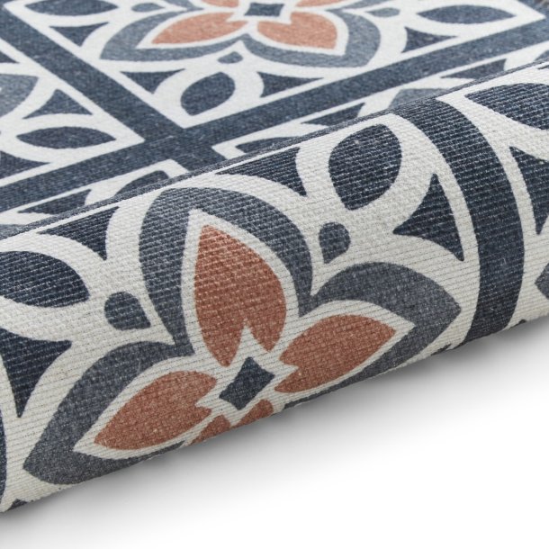 Victoria H1191 Grey/Orange Rug - Image 6