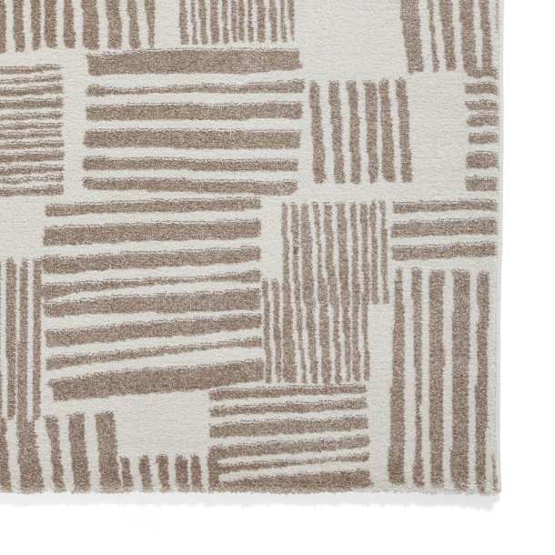 Natural Blocks Modern Abstract Rug by Catherine Lansfield - Image 5