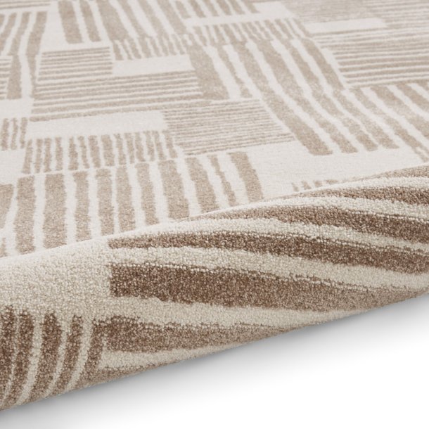 Natural Blocks Modern Abstract Rug by Catherine Lansfield - Image 9