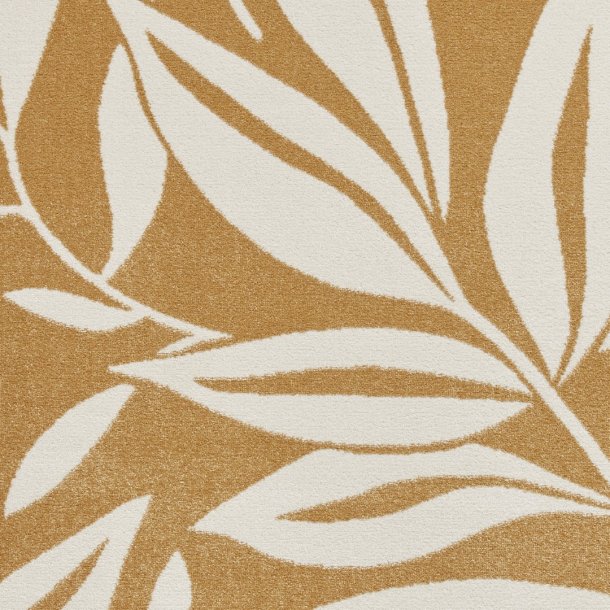 Ochre Sorrel Leaf Rug by Catherine Lansfield - Image 6