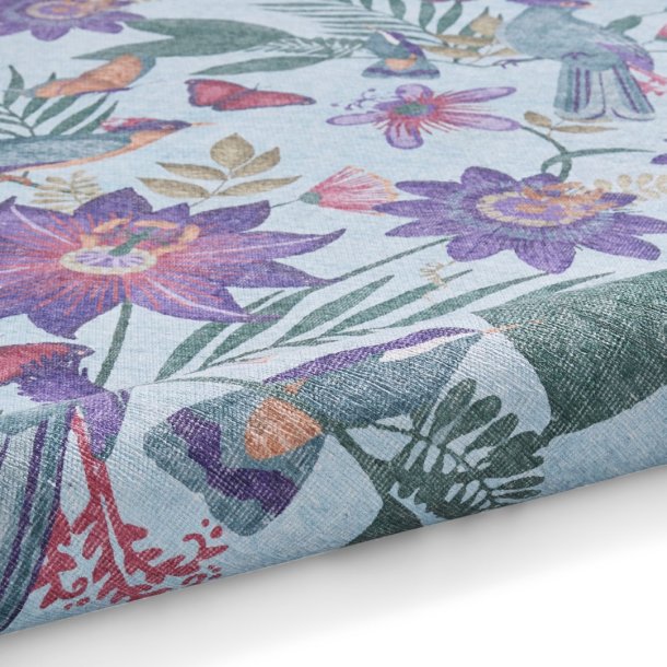Purple Amaya Tropical Birds Botanical Rug by Catherine Lansfield - Image 9