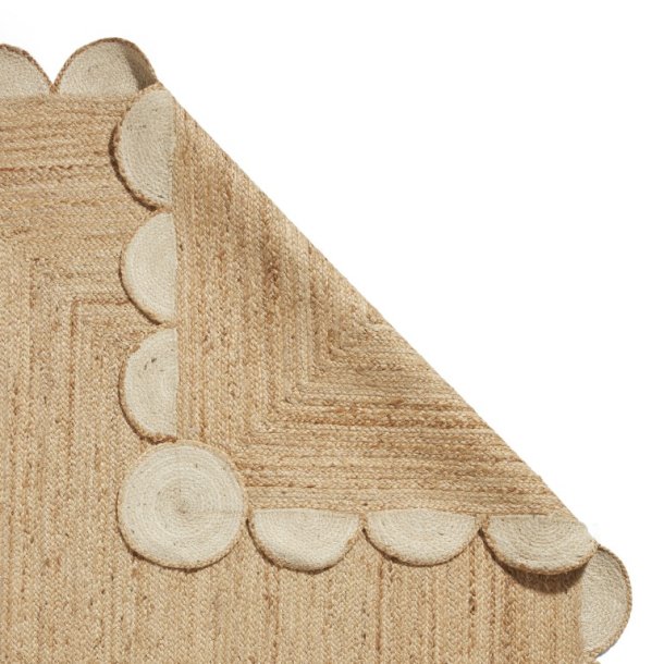 Savannah Jute Scallop Natural Rug - Image 7