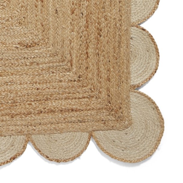 Savannah Jute Scallop Natural Rug - Image 6