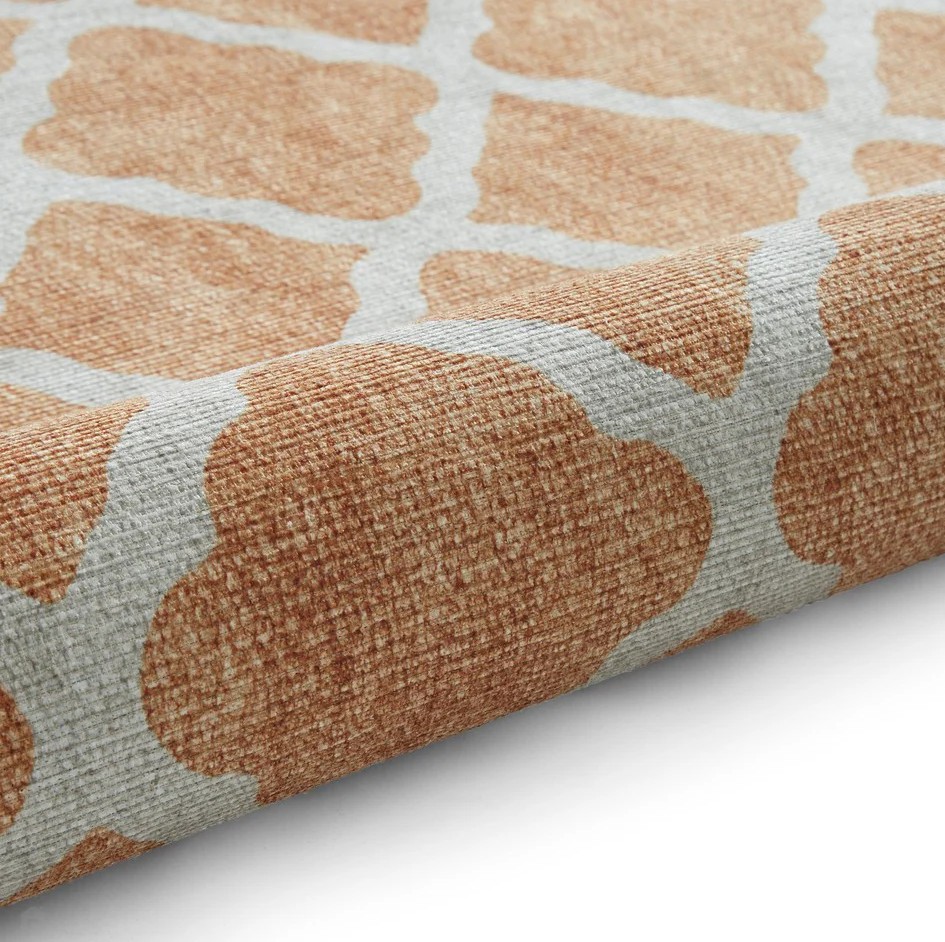 Washable Coral H1063 Yellow Rug - Image 8
