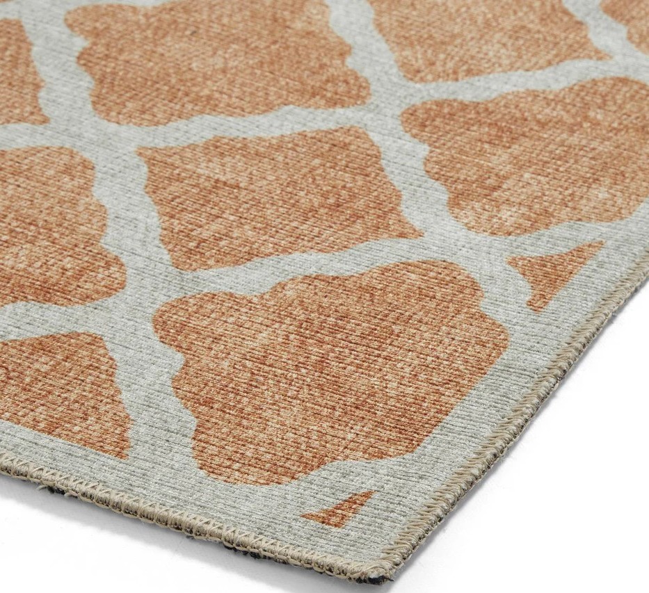 Washable Coral H1063 Yellow Rug - Image 6